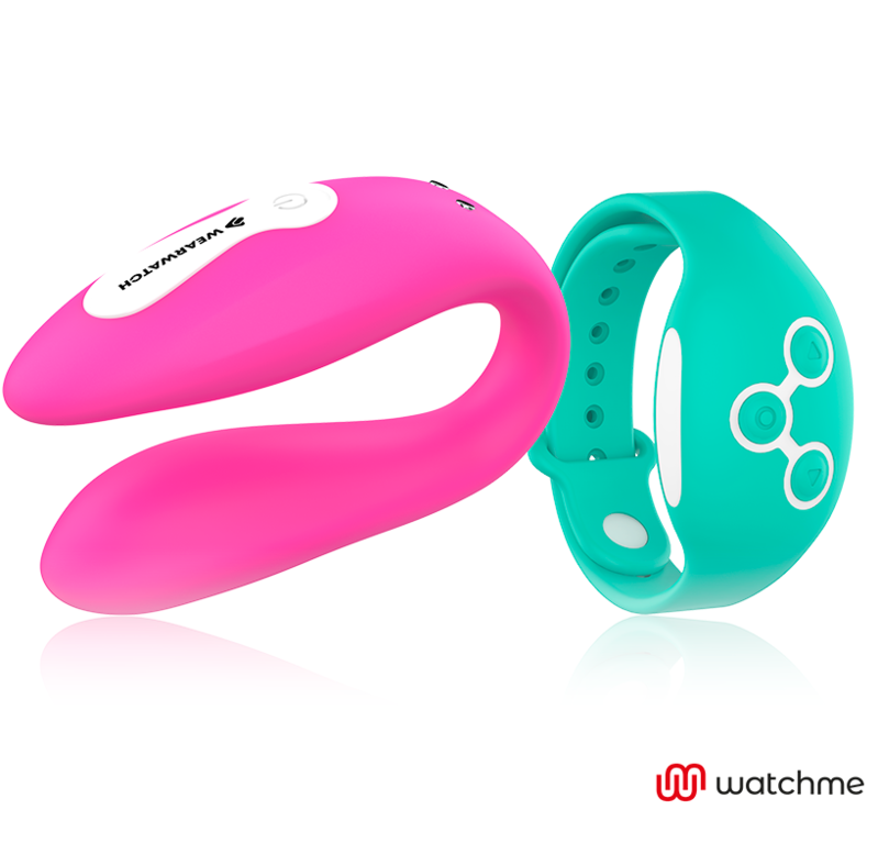 WEARWATCH DUAL PLEASURE WIRELESS TECHNOLOGY WATCHME FUCHSIA / AQUAMARINE 3 Wearwatch dual pleasure wireless technology watchme fuchsia / aquamarine - image 3