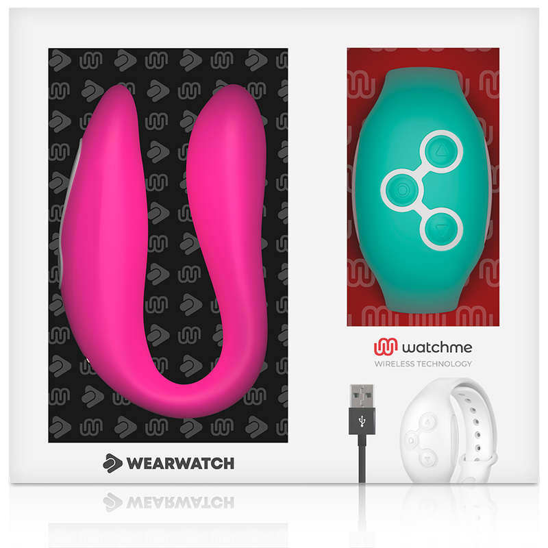 WEARWATCH DUAL PLEASURE WIRELESS TECHNOLOGY WATCHME FUCHSIA / AQUAMARINE 7 Wearwatch dual pleasure wireless technology watchme fuchsia / aquamarine - image 7