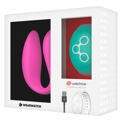 WEARWATCH DUAL PLEASURE WIRELESS TECHNOLOGY WATCHME FUCHSIA / AQUAMARINE 15 Wearwatch dual pleasure wireless technology watchme fuchsia / aquamarine wearwatch caliente. Pt