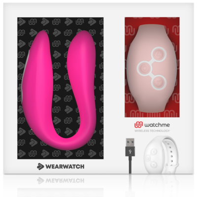 Wearwatch dual pleasure wireless technology watchme fuchsia / pink wearwatch caliente. Pt