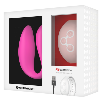 Wearwatch dual pleasure wireless technology watchme fuchsia / pink wearwatch caliente. Pt