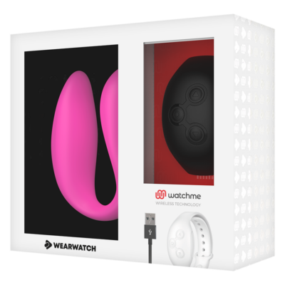 Wearwatch dual pleasure wireless technology watchme fuchsia / jet black wearwatch caliente. Pt
