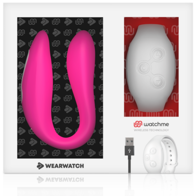 WEARWATCH VIBRADOR DUAL TECHNOLOGY WATCHME FUCSIA / NÍVEO 15 Wearwatch dual pleasure wireless technology watchme fuchsia / snowy wearwatch caliente. Pt