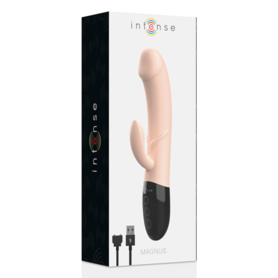 Função de calor de carne de vibrador de bruno recarregável intenso bruno intense fun caliente. Pt