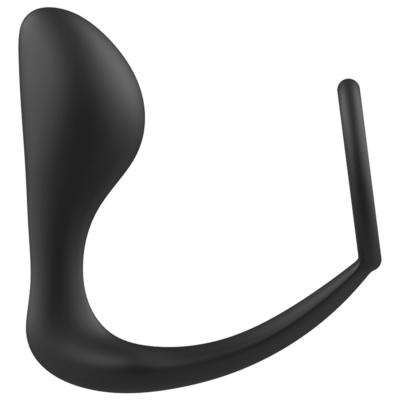 Plugue anal de brinquedos viciados com anel de silicone preto - image 5