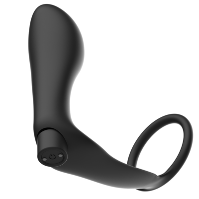 Brinquedos viciados com controle remoto anal massager e anel de galão com vibrador addicted toys caliente. Pt