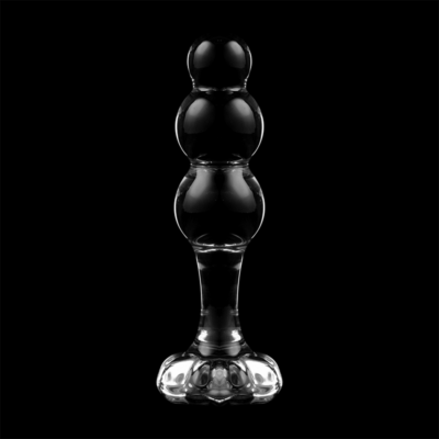 Nebula series by ibiza™ - modelo 1 plug anal vidro borosilicado 10,7 x 3 cm transparente nebula series by ibiza caliente. Pt