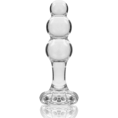 Nebula series by ibiza™ - modelo 1 plug anal vidro borosilicado 10,7 x 3 cm transparente nebula series by ibiza caliente. Pt