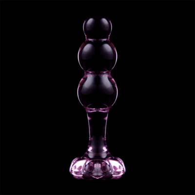 Nebula series by ibiza™ - modelo 1 plug anal vidro borosilicado 10,7 x 3 cm rosa nebula series by ibiza caliente. Pt