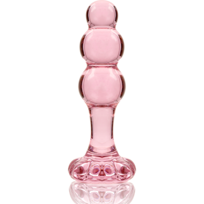 Nebula series by ibiza™ - modelo 1 plug anal vidro borosilicado 10,7 x 3 cm rosa nebula series by ibiza caliente. Pt