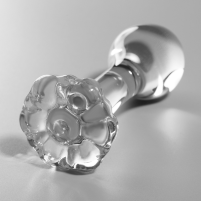 Nebula series by ibiza™ - modelo 2 anal plug vidro borosilicado 11 x 3,5 cm transparente nebula series by ibiza caliente. Pt