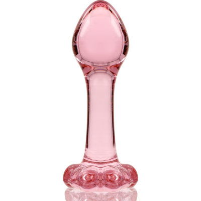 Nebula series by ibiza™ - modelo 2 plug anal vidro borosilicado 11 x 3,5 cm rosa nebula series by ibiza caliente. Pt