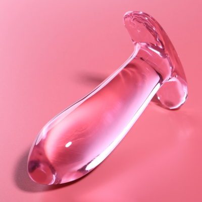 Nebula series by ibiza™ - modelo 5 anal plug vidro borosilicado 12,5 x 3,5 cm rosa nebula series by ibiza caliente. Pt