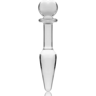 Nebula series by ibiza™ - modelo 7 anal plug vidro borosilicado 13,5 x 3 cm transparente nebula series by ibiza caliente. Pt