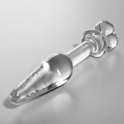 Nebula series by ibiza™ - modelo 7 anal plug vidro borosilicado 13,5 x 3 cm transparente nebula series by ibiza caliente. Pt