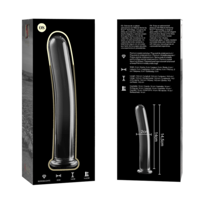 Nebula series by ibiza™ - modelo 8 dildo vidro borosilicado 14,5 x 2 cm transparente nebula series by ibiza caliente. Pt