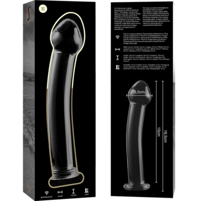 Nebula series by ibiza™ - modelo 11 dildo vidro borosilicado 16 x 3 cm transparente nebula series by ibiza caliente. Pt