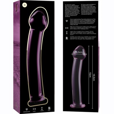 Nebula series by ibiza™ - modelo 11 dildo vidro borosilicado 16 x 3 cm rosa nebula series by ibiza caliente. Pt