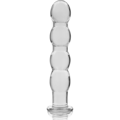 Nebula series by ibiza™ - modelo 10 dildo vidro borosilicado 16,5 x 3,5 cm transparente nebula series by ibiza caliente. Pt