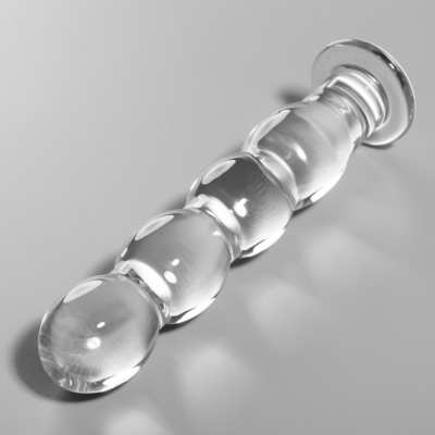 Nebula series by ibiza™ - modelo 10 dildo vidro borosilicado 16,5 x 3,5 cm transparente nebula series by ibiza caliente. Pt