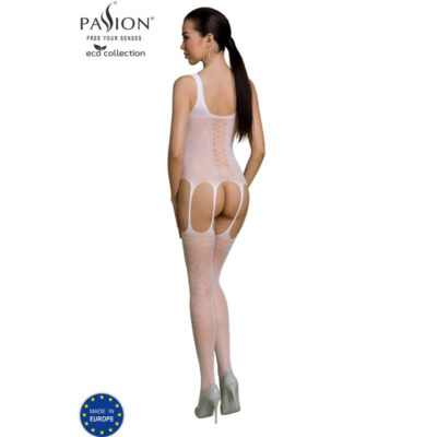 Alternative view of paixão - coleção eco bodystocking eco bs007 branco