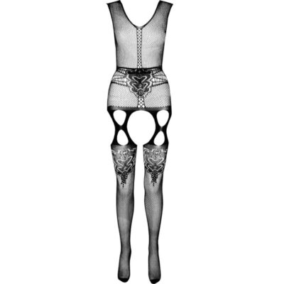 Paixão - coleção eco bodystock eco bs014 preto passion woman bodystockings caliente. Pt