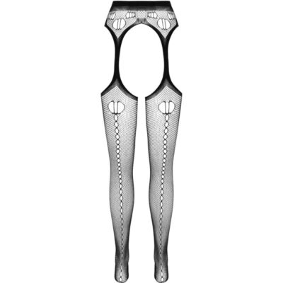 Paixão - coleção eco bodystocking eco s008 branco passion woman garter & stock caliente. Pt