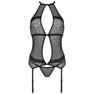 PAIXÃO - SATARA CORSET LINHA ERÓTICA PRETO L/XL PASSION WOMAN CORSETS Caliente.pt