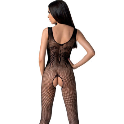 Alternative view of paixão - bs098 bodystocking preto tamanho único