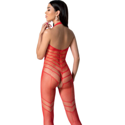 Alternative view of paixão - bs100 bodystocking vermelho tamanho único