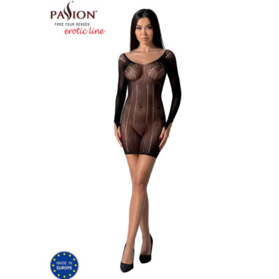 Passion - bs101 bodystocking preto tamanho único passion woman bodystockings caliente. Pt