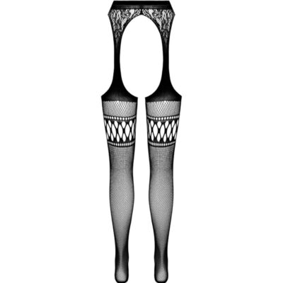 Passion - s026 tira calça preta tamanho único passion woman garter & stock caliente. Pt