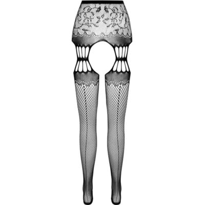 Passion - s027 tira calça preta tamanho único passion woman garter & stock caliente. Pt