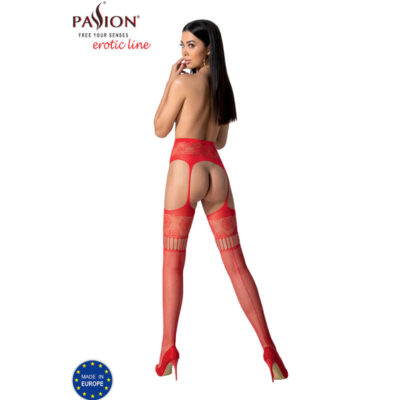 Passion - s030 tira calça vermelha tamanho único passion woman garter & stock caliente. Pt
