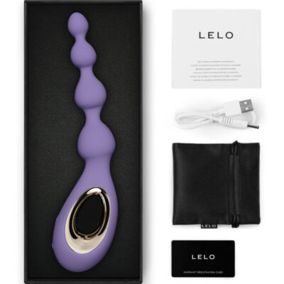 Lelo - soraya beads massager anal violet dusk lelo caliente. Pt