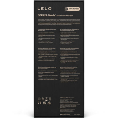 Lelo - soraya beads massagem anal preto lelo caliente. Pt