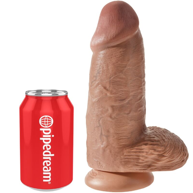 KING COCK - PÊNIS CHUBBY REALISTA 23 CM CARAMELO 5 King cock - pênis chubby realista 23 cm caramelo - image 5