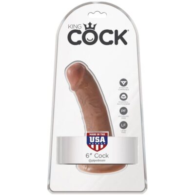 King cock - pênis realístico 15 cm caramelo king cock caliente. Pt
