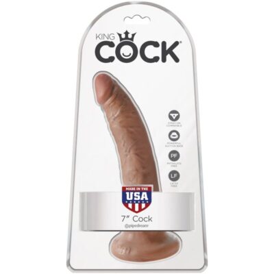 King cock - pênis realístico 17,5 cm caramelo king cock caliente. Pt
