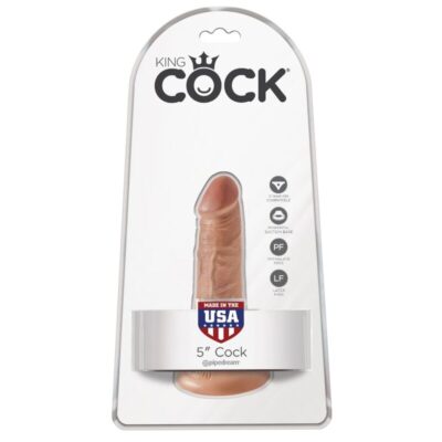 King cock - pênis realístico 12 cm caramelo king cock caliente. Pt