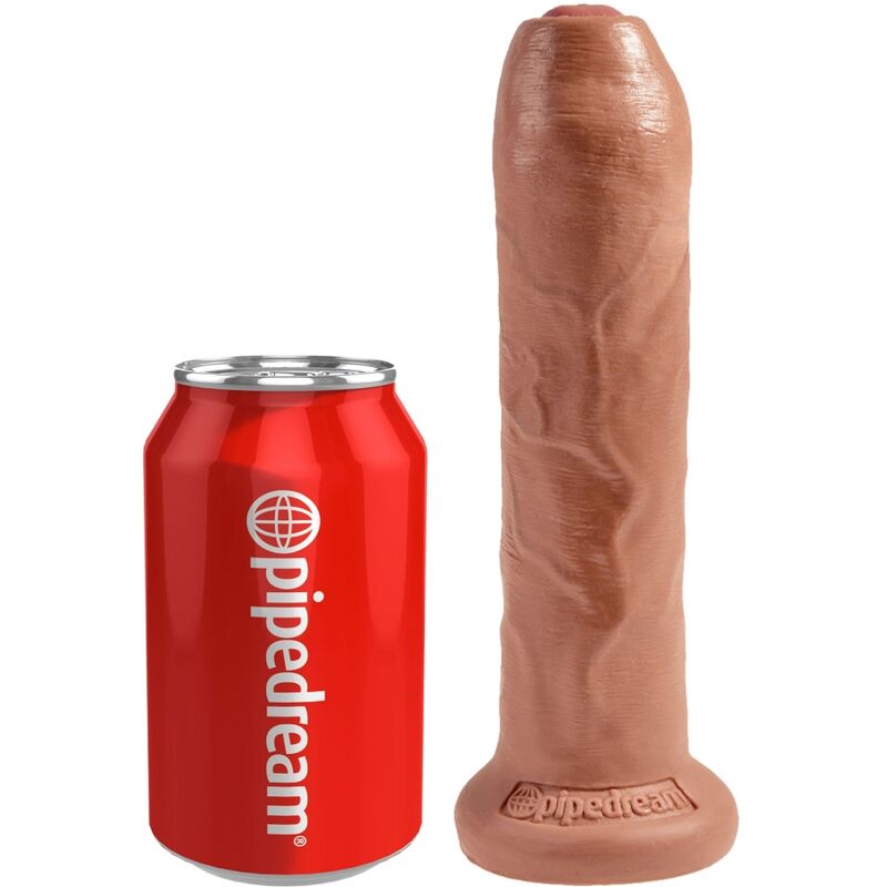 KING COCK - PÊNIS REALÍSTICO SEM CORTES 17,8 CM CARAMELO 2 King cock - pênis realístico sem cortes 17,8 cm caramelo - image 2