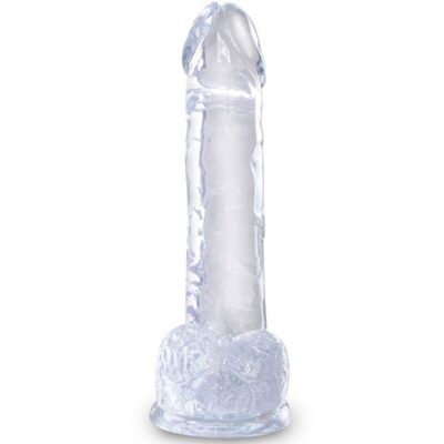 Alternative view of KING COCK CLEAR - PÊNIS REALISTA COM BOLAS 15,2 CM TRANSPARENTE