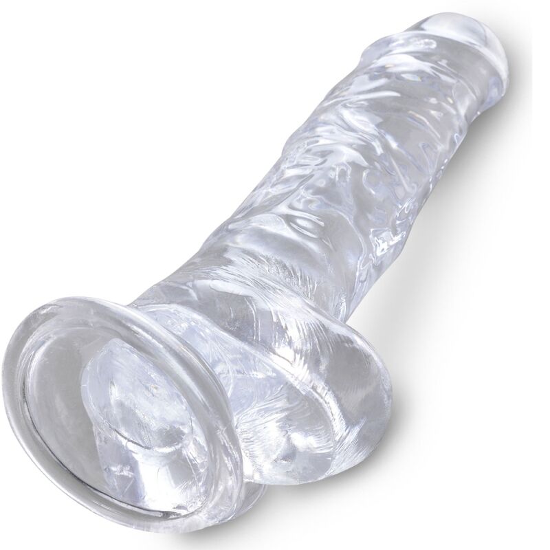 KING COCK CLEAR - PÊNIS REALISTACOM BOLAS 16,5 CM TRANSPARENTE 4 King cock clear - pênis realistacom bolas 16,5 cm transparente - image 4