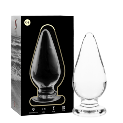 Alternative view of NEBULA SERIES BY IBIZA&trade; - MODELO 4 ANAL PLUG VIDRO BOROSILICADO 11 X 5 CM TRANSPARENTE