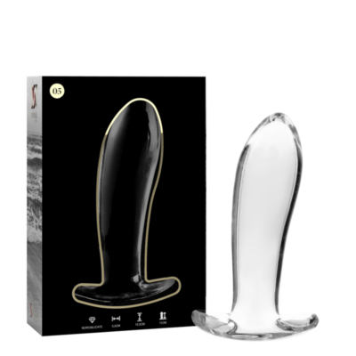 Alternative view of NEBULA SERIES BY IBIZA&trade; - MODELO 5 ANAL PLUG VIDRO BOROSILICADO 12,5 X 3,5 CM TRANSPARENTE