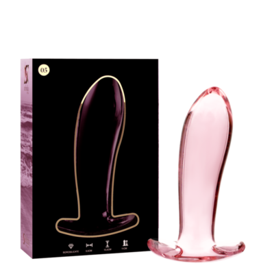 Alternative view of NEBULA SERIES BY IBIZA&trade; - MODELO 5 ANAL PLUG VIDRO BOROSILICADO 12,5 X 3,5 CM ROSA