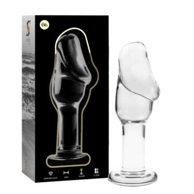 Alternative view of NEBULA SERIES BY IBIZA&trade; - MODELO 6 ANAL PLUG VIDRO BOROSILICADO 12,5 X 4 CM TRANSPARENTE