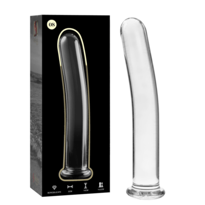 Alternative view of NEBULA SERIES BY IBIZA&trade; - MODELO 8 DILDO VIDRO BOROSILICADO 14,5 X 2 CM TRANSPARENTE