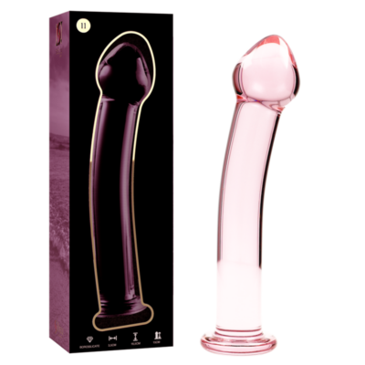 Alternative view of NEBULA SERIES BY IBIZA&trade; - MODELO 11 DILDO VIDRO BOROSILICADO 16 X 3 CM ROSA
