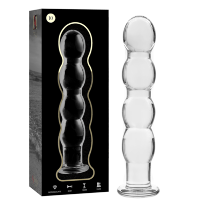Alternative view of NEBULA SERIES BY IBIZA™ - MODELO 10 DILDO VIDRO BOROSILICADO 16,5 X 3,5 CM TRANSPARENTE
